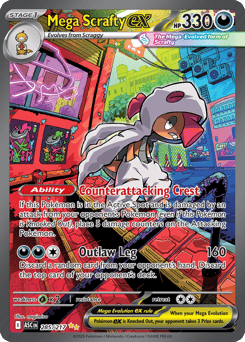 Mega Scrafty ex — Ascended Heroes #285