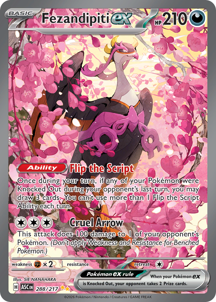 Fezandipiti ex — Ascended Heroes card #288 full image