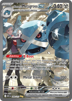Steven's Metagross ex — Ascended Heroes #289
