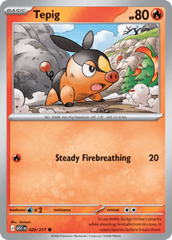 Tepig — Ascended Heroes #29