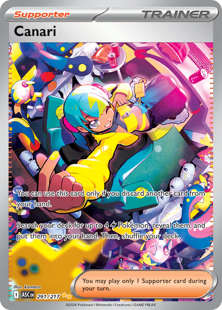 Canari — Ascended Heroes card #291 full image