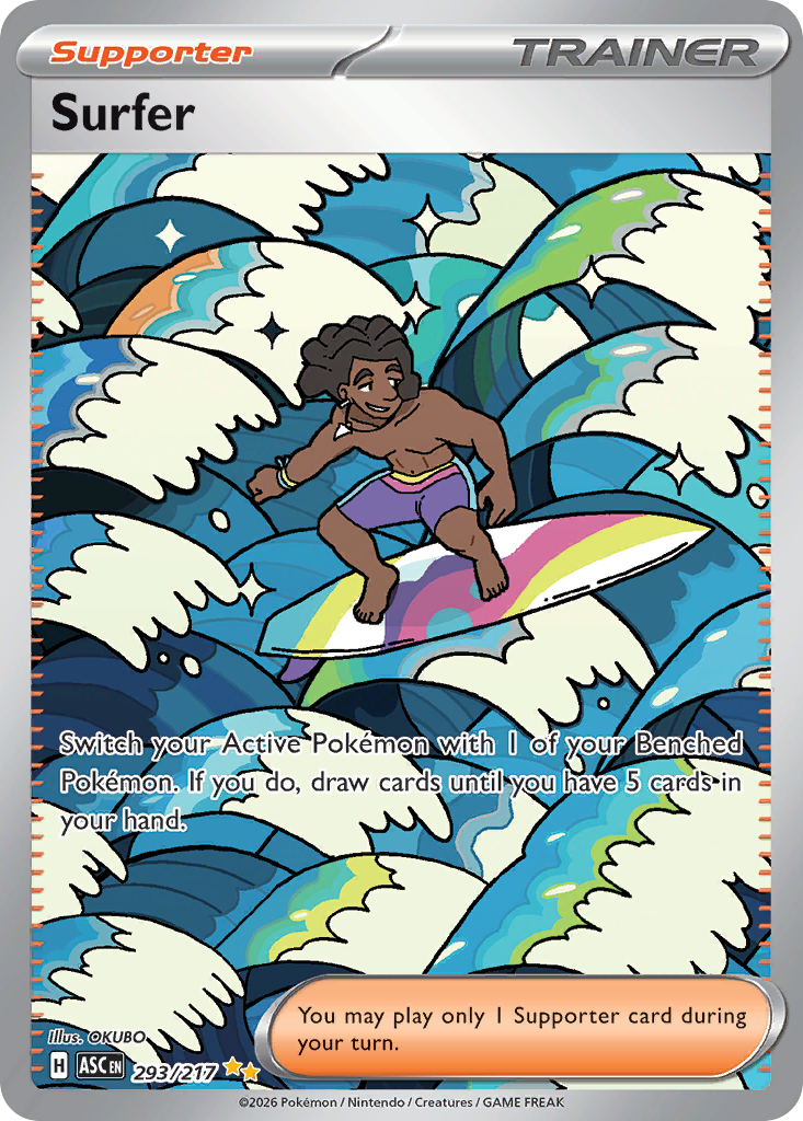 Surfer — Ascended Heroes card #293 full image