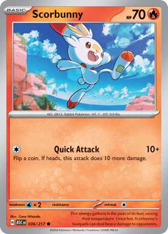 Scorbunny — Ascended Heroes #36