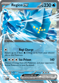 Regice ex — Ascended Heroes #48