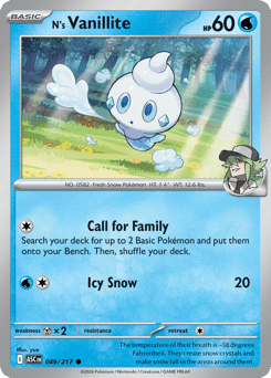 N's Vanillite — Ascended Heroes #49