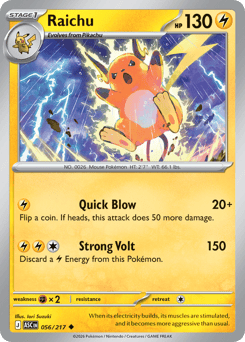 Raichu — Ascended Heroes #56