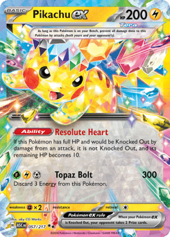 Pikachu ex — Ascended Heroes #57
