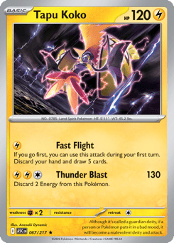 Tapu Koko — Ascended Heroes #67