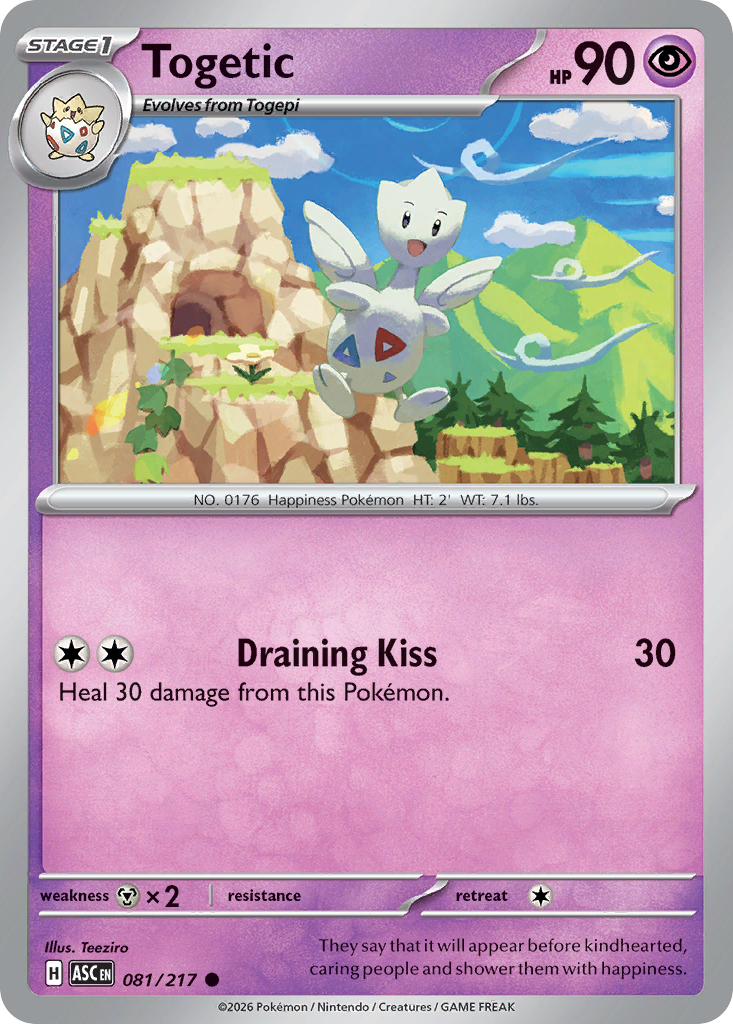 Togetic — Ascended Heroes card #81 full image
