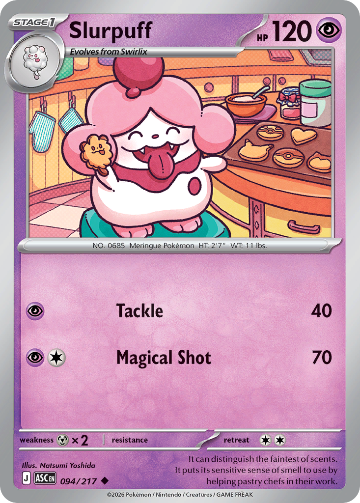 Slurpuff — Ascended Heroes card #94 full image