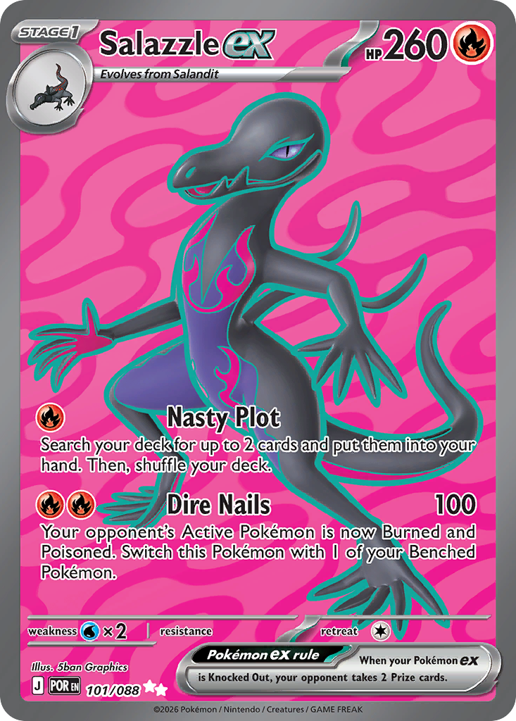 Salazzle ex — Perfect Order card #101 full image