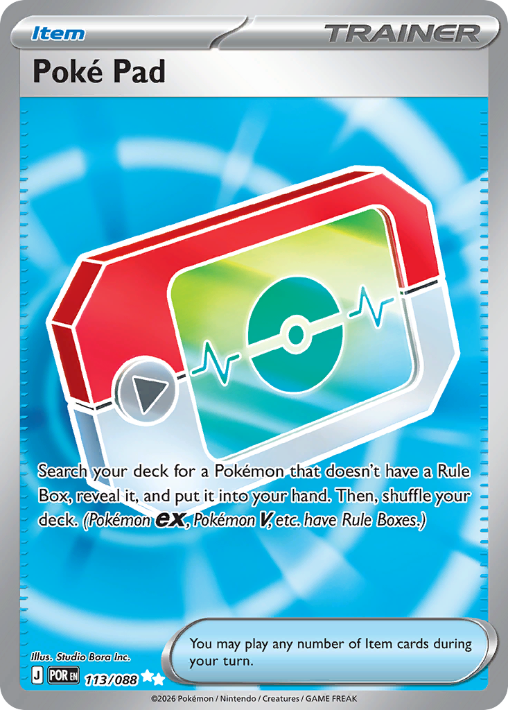 Poké Pad — Perfect Order card #113 full image