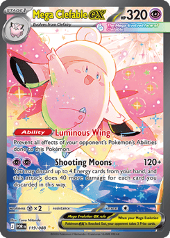 Mega Clefable ex — Perfect Order #119