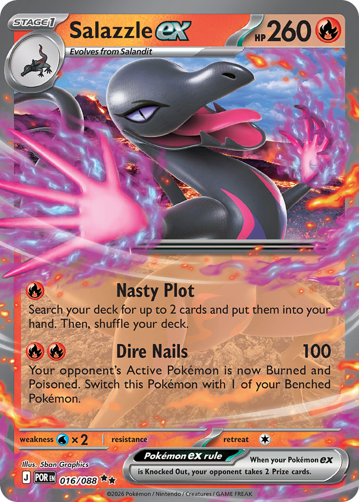 Salazzle ex — Perfect Order card #16 full image