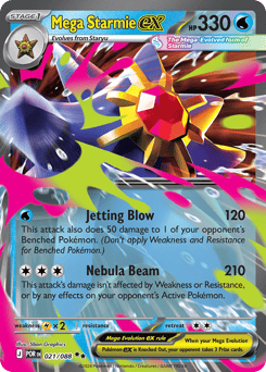 Mega Starmie ex — Perfect Order #21