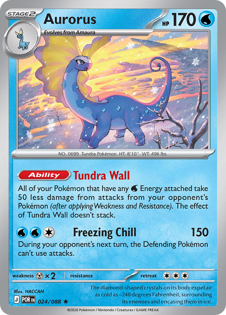 Aurorus — Perfect Order card #24 full image