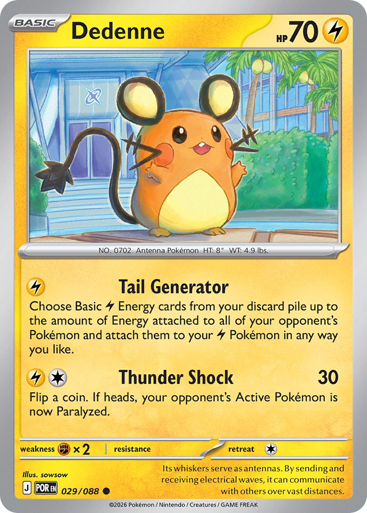 Dedenne — Perfect Order card #29 full image