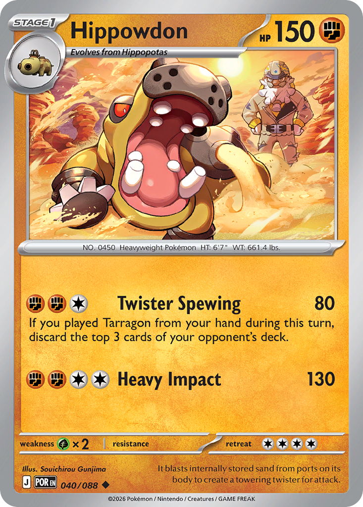 Hippowdon — Perfect Order card #40 full image