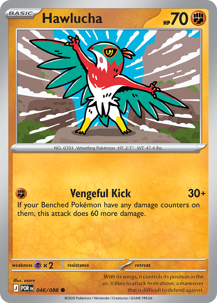 Hawlucha — Perfect Order card #46 full image