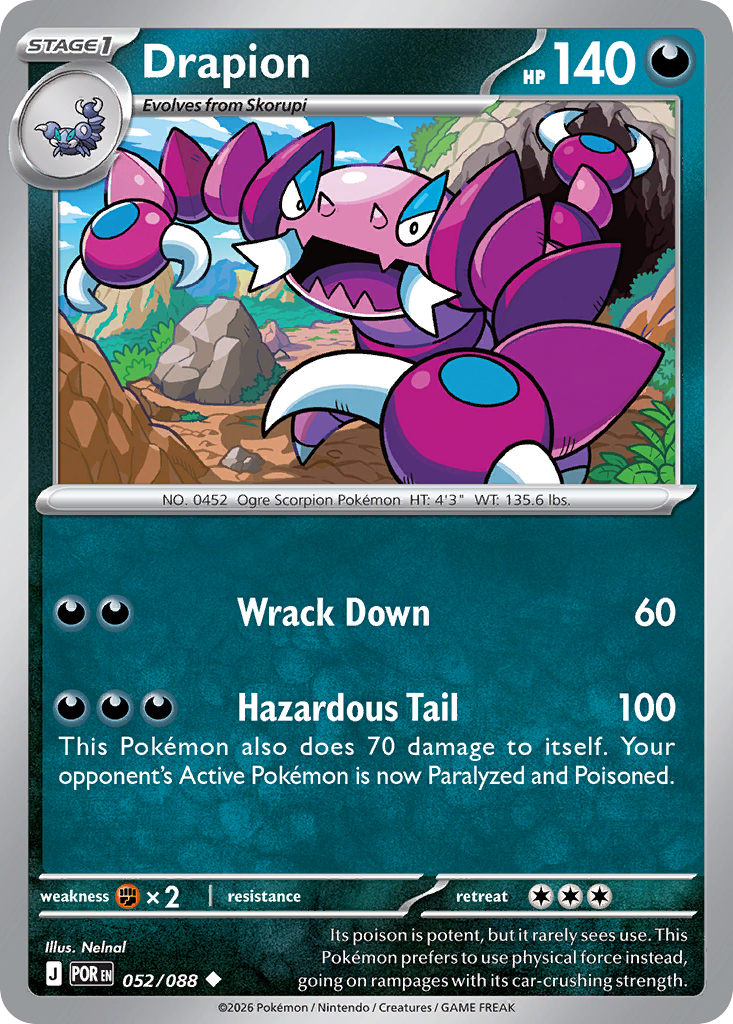 Drapion — Perfect Order card #52 full image
