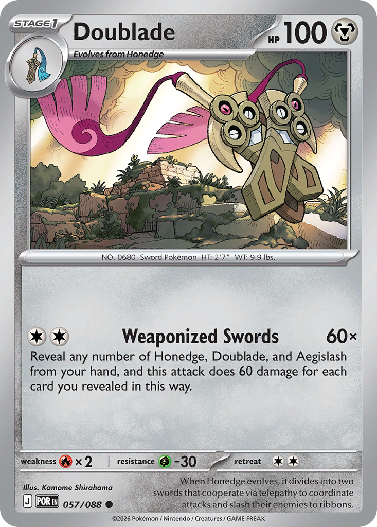Doublade — Perfect Order card #57 full image
