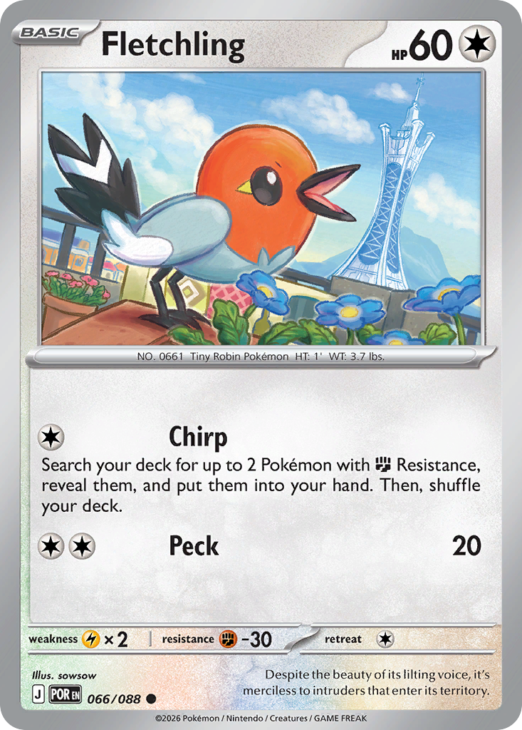 Fletchling — Perfect Order card #66 full image