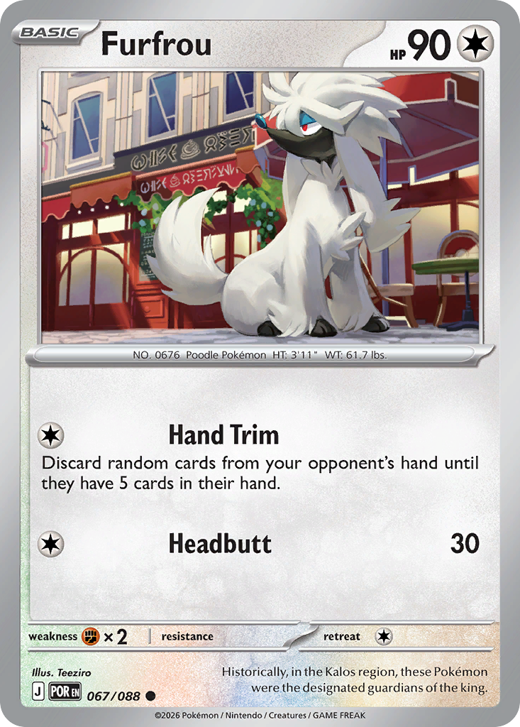 Furfrou — Perfect Order card #67 full image