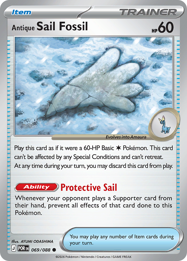 Antique Sail Fossil — Perfect Order card #69 full image