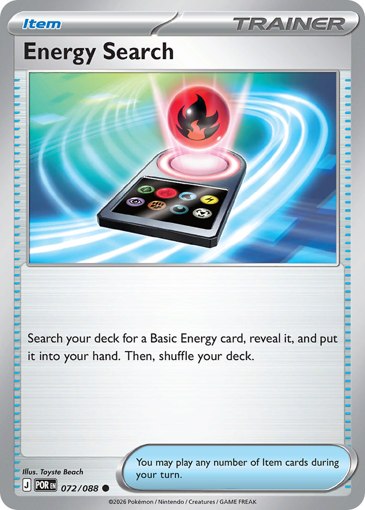 Energy Search — Perfect Order card #72 full image