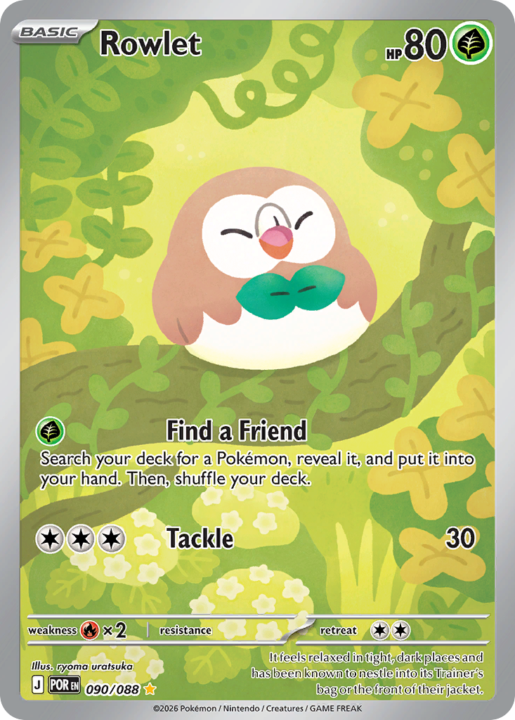 Rowlet — Perfect Order card #90 full image
