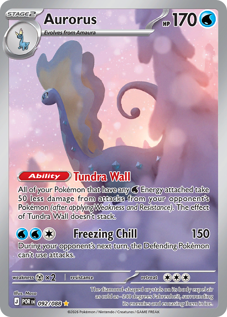 Aurorus — Perfect Order card #92 full image