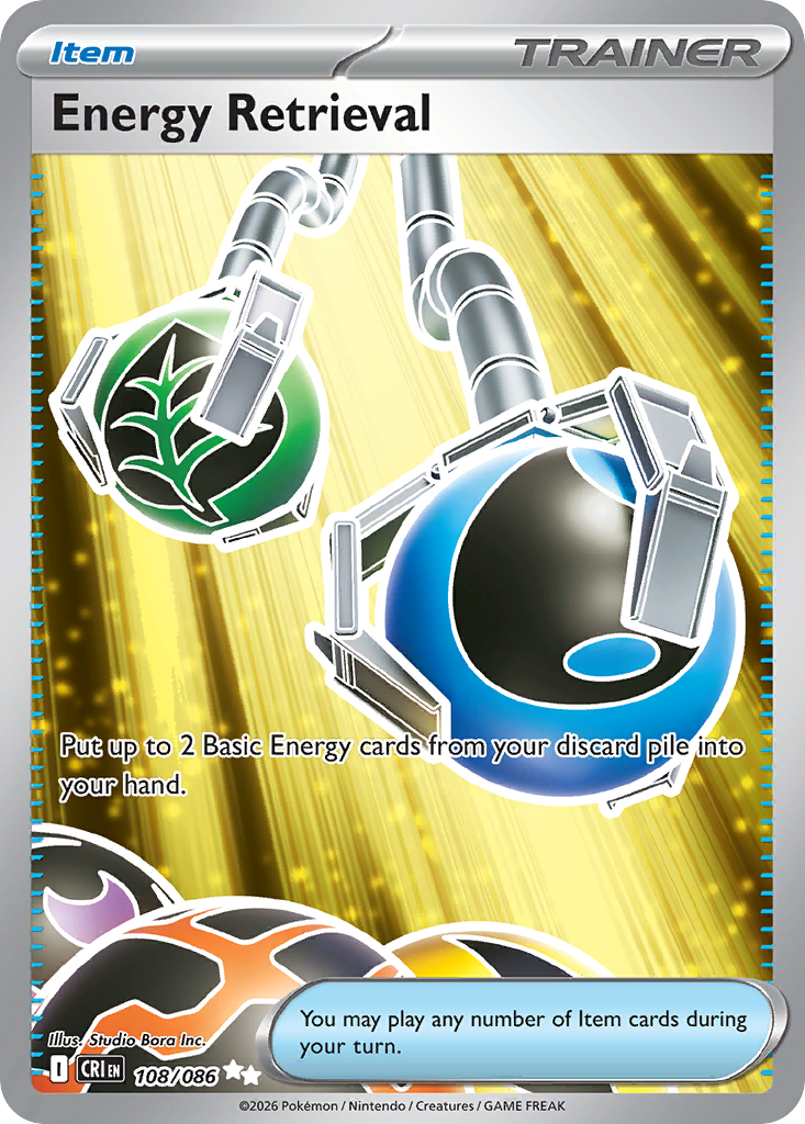 Energy Retrieval — Chaos Rising card #108 full image