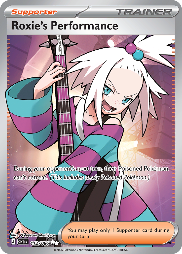 Roxie's Performance — Chaos Rising card #112 full image