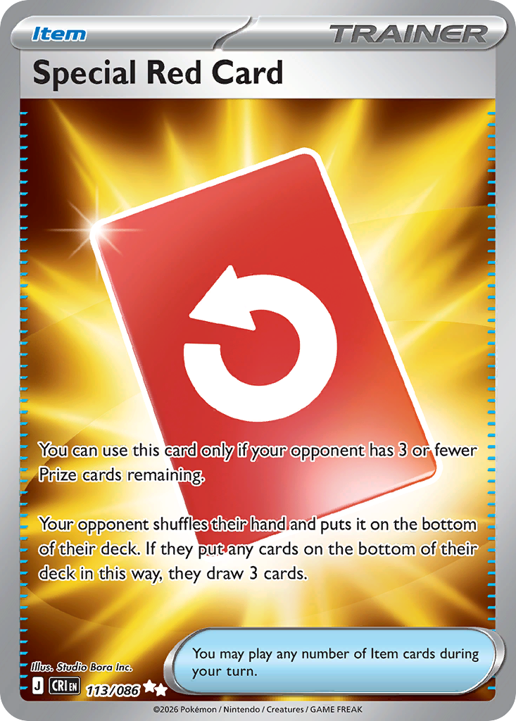 Special Red Card — Chaos Rising card #113 full image