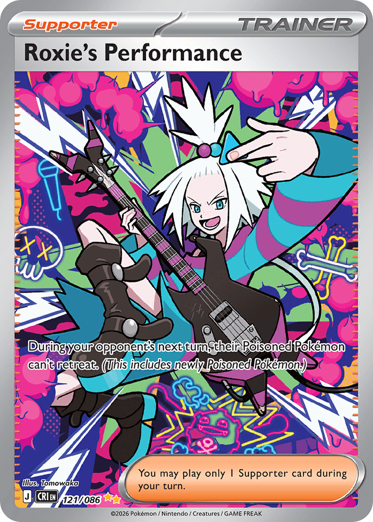 Roxie's Performance — Chaos Rising card #121 full image