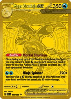 Mega Greninja ex — Chaos Rising #122