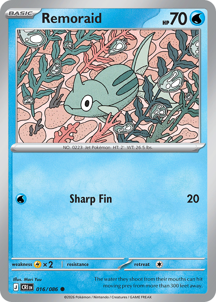 Remoraid — Chaos Rising card #16 full image