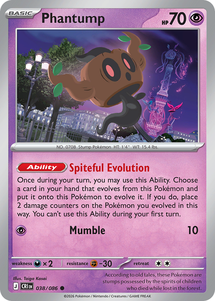 Phantump — Chaos Rising card #38 full image