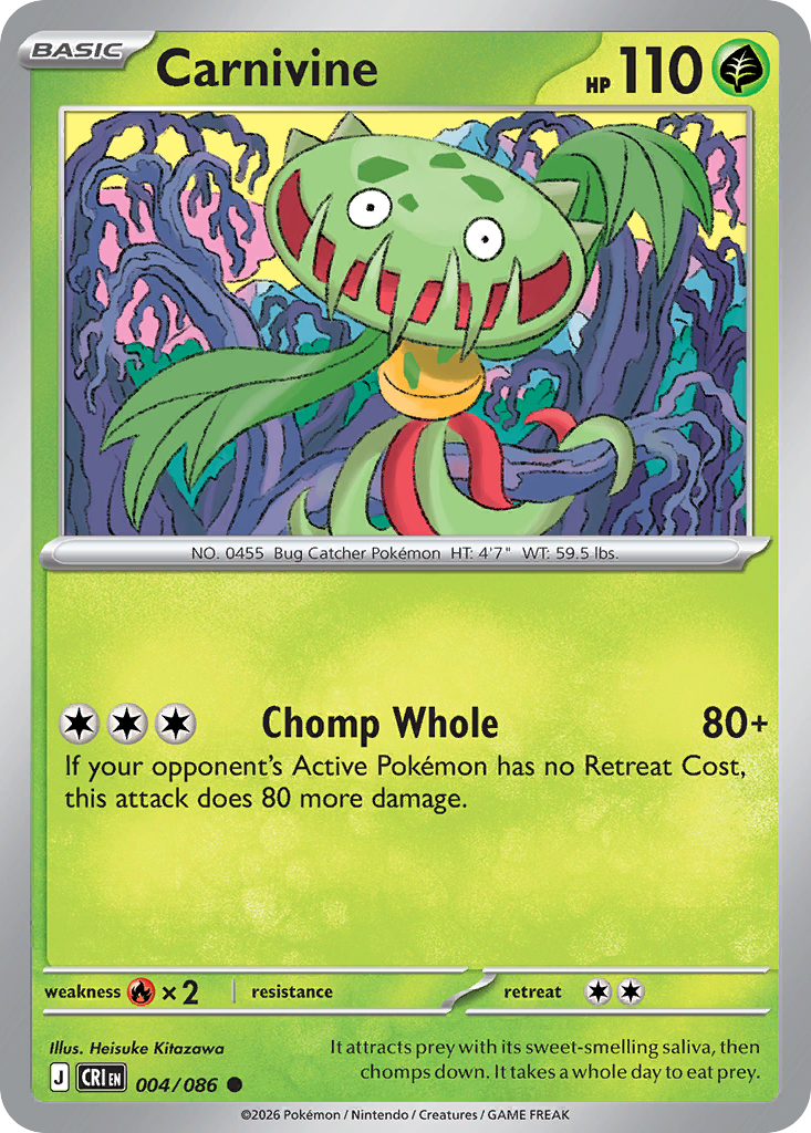 Carnivine — Chaos Rising card #4 full image