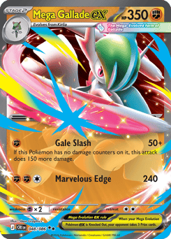 Mega Gallade ex — Chaos Rising #48
