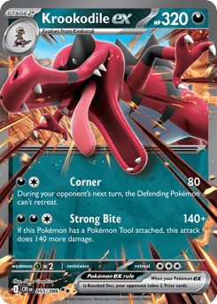 Krookodile ex — Chaos Rising #55