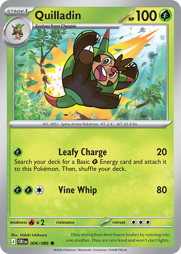 Quilladin — Chaos Rising card #6 full image