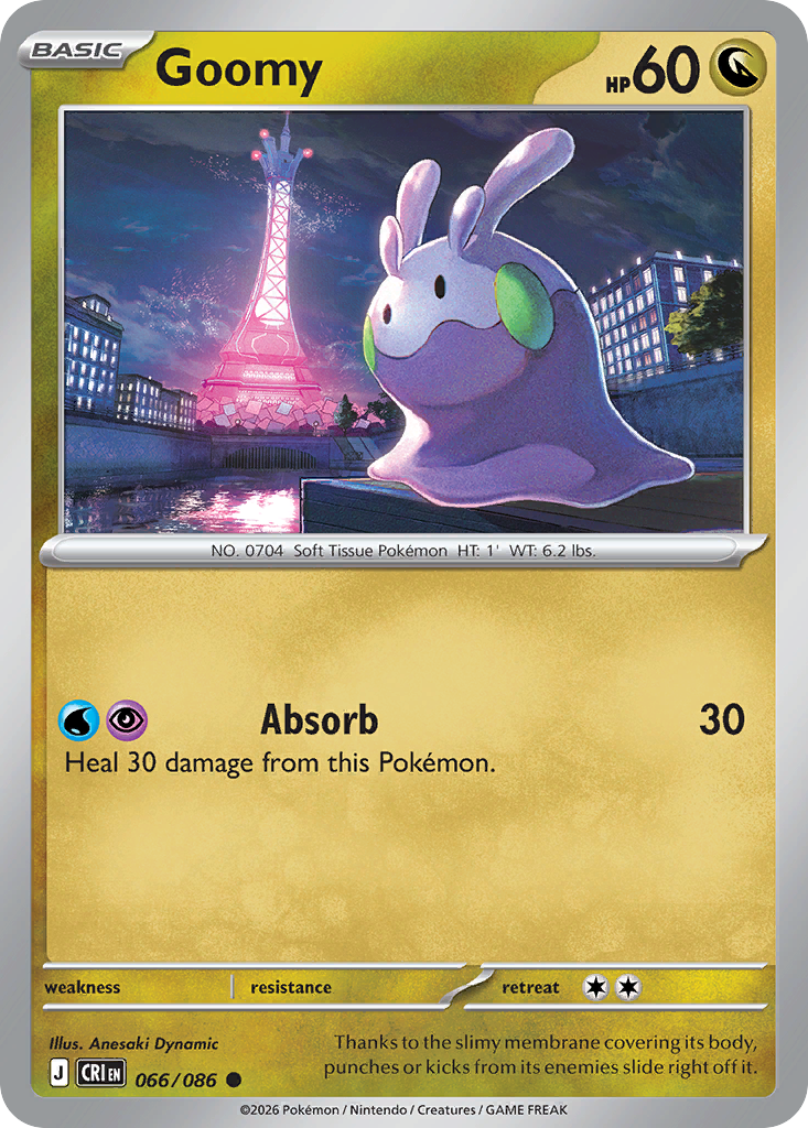Goomy — Chaos Rising card #66 full image