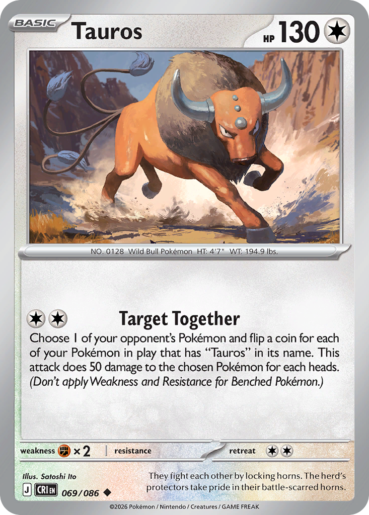 Tauros — Chaos Rising card #69 full image