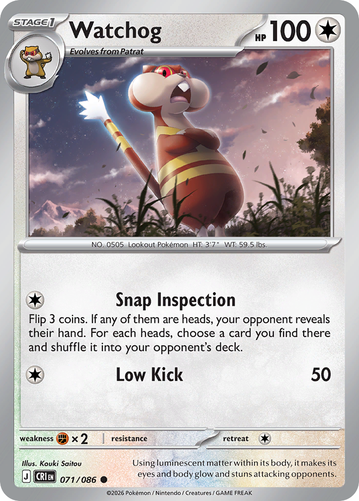 Watchog — Chaos Rising card #71 full image