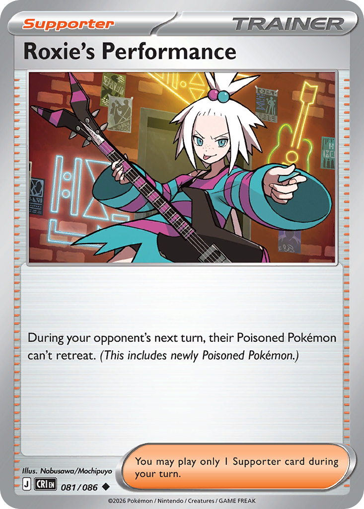 Roxie's Performance — Chaos Rising card #81 full image