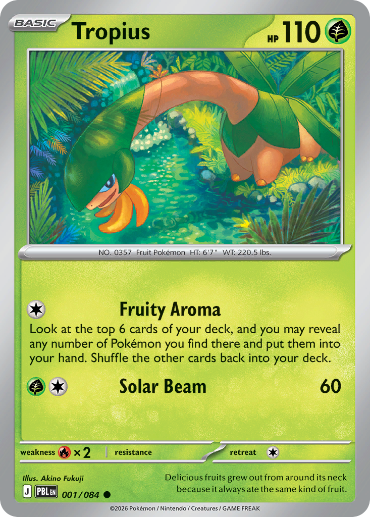 Tropius — Pitch Black card #1 full image