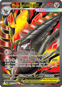 Mega Excadrill ex — Pitch Black #103