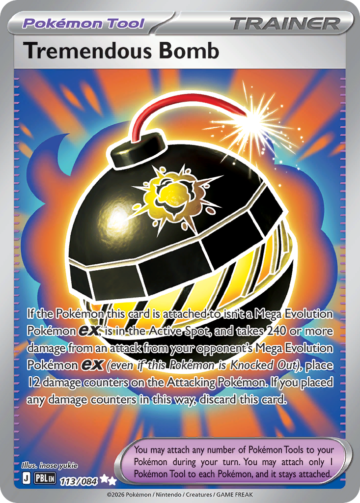Tremendous Bomb — Pitch Black card #113 full image
