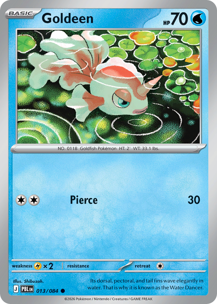 Goldeen — Pitch Black card #13 full image